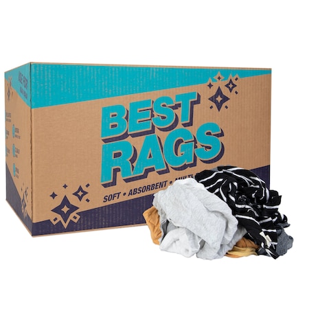 Monarch Brands R-C13 Sweatshirt Reclaimed Rags Colors - 25lb Box R-C13-25